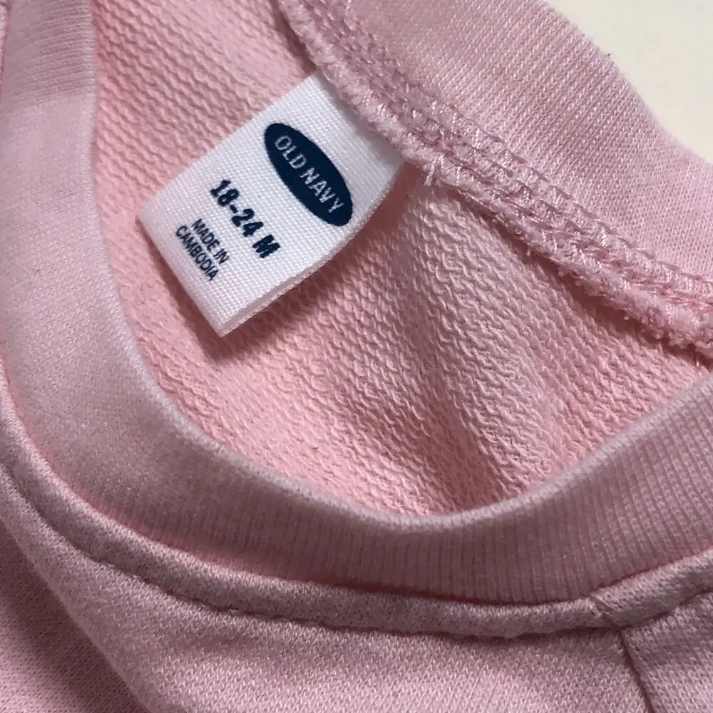 OLD NAVY GIRLS PINK DRESS SIZE 18/24M